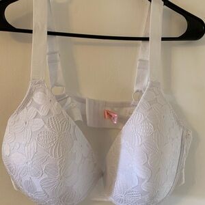 Juicy Couture Floral Lace White Bra